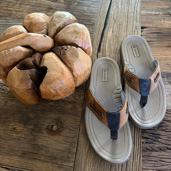 SPERRY Baitfish Flip-Flop in Brown - Picture 2 of 6